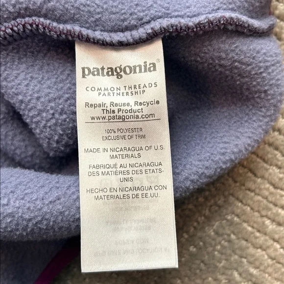 Patagonia Women's Lightweight Synchilla Snap-T Fleece Pullover Size Small - Picture 10 of 10